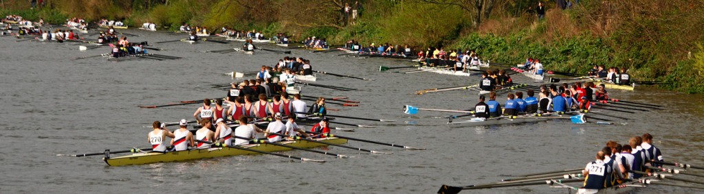 Rowing regatta on the Thames