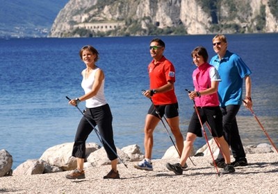 Picture of nordic walking sourced from www.visitgarda.com