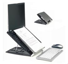 laptop stand with document holder sourced from www.myergoplace.com