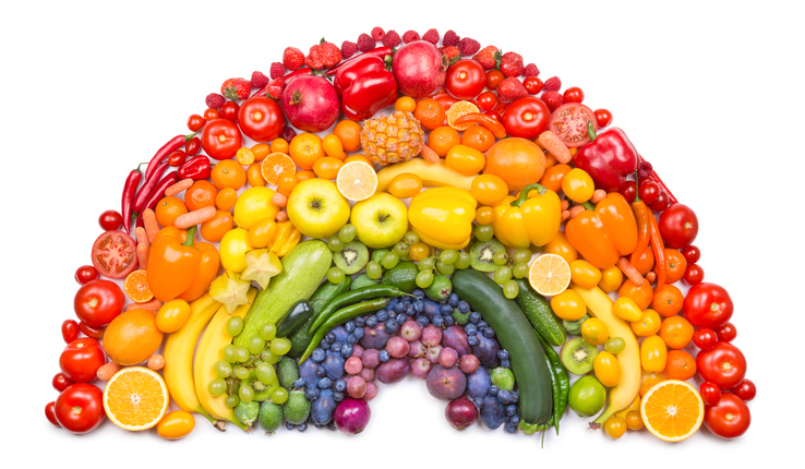 fruit and veg rainbow nutrition tip