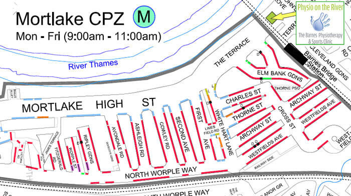 Parking Mortlake Zone M